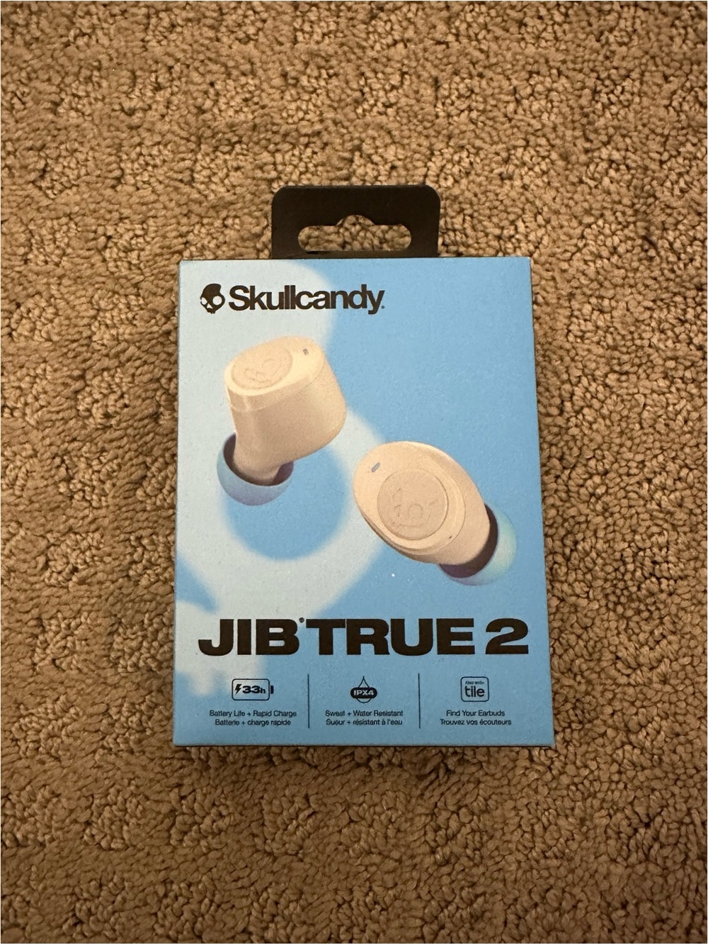 BRAND NEW Skullcandy Jib True 2 True Wireless Light Gray Bluetooth Earbuds